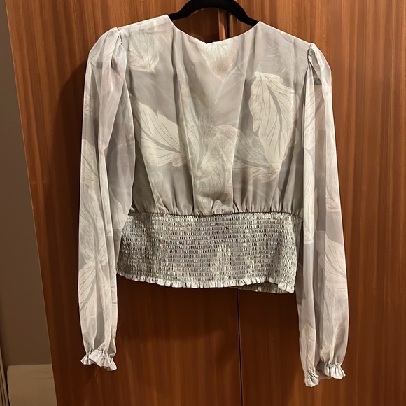 NWT Wilfred Genoa blouse in Silver Sage/LT Birch - Picture 6 of 7
